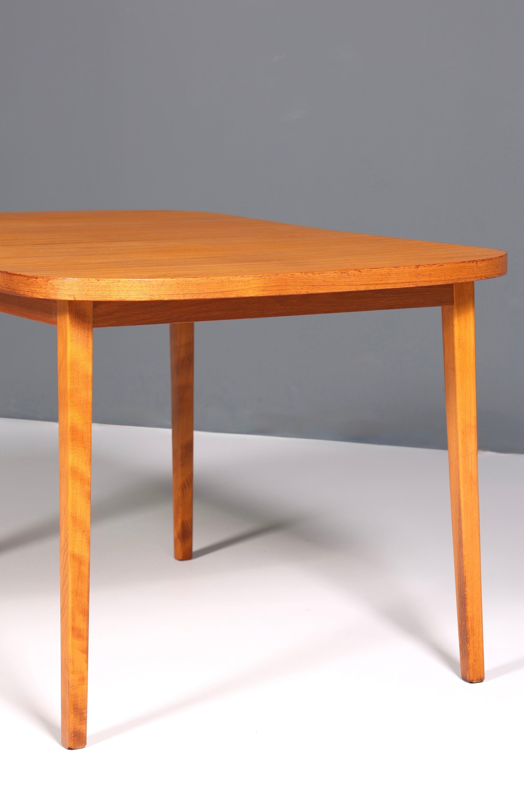 Stilvoller Mid Century Esstisch ausziehbarer Danish Design Teak Holz Küchentisch Esszimmer Tisch