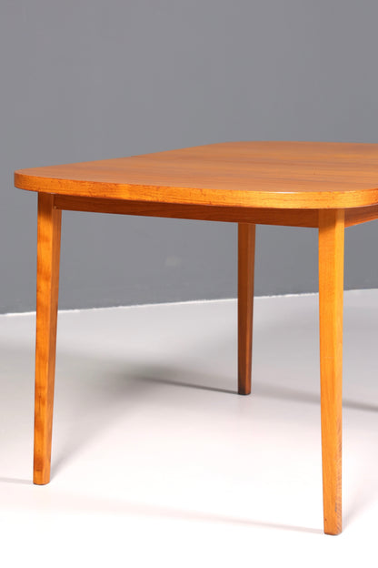 Stilvoller Mid Century Esstisch ausziehbarer Danish Design Teak Holz Küchentisch Esszimmer Tisch
