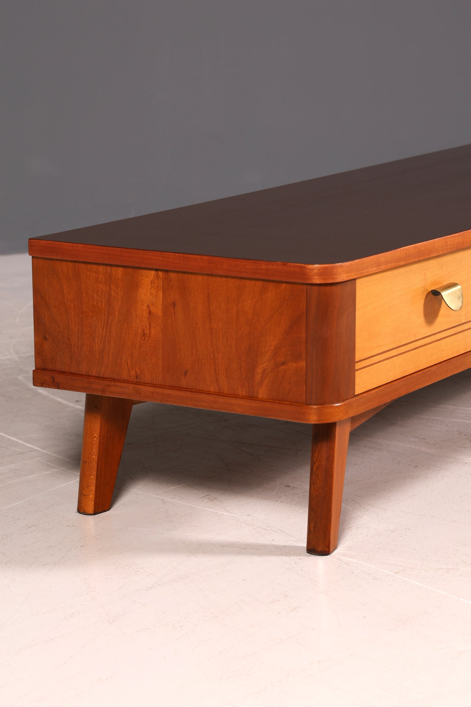 Mid Century Sideboard Vintage TV Kommode 60s Schrank Longboard Retro Lowboard