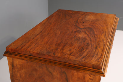 Wunderschöne Gründerzeit Kommode Louis Philippe Vertiko Nussbaum Sideboard um 1880