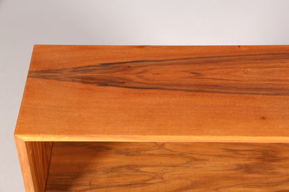 Original Musterring shelf, Mid-Century bookcase, Retro real wood book storage