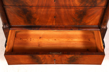 Wunderschöner Biedermeier Sekretär Gründerzeit Vertiko Antik Kommode Schreibkommode