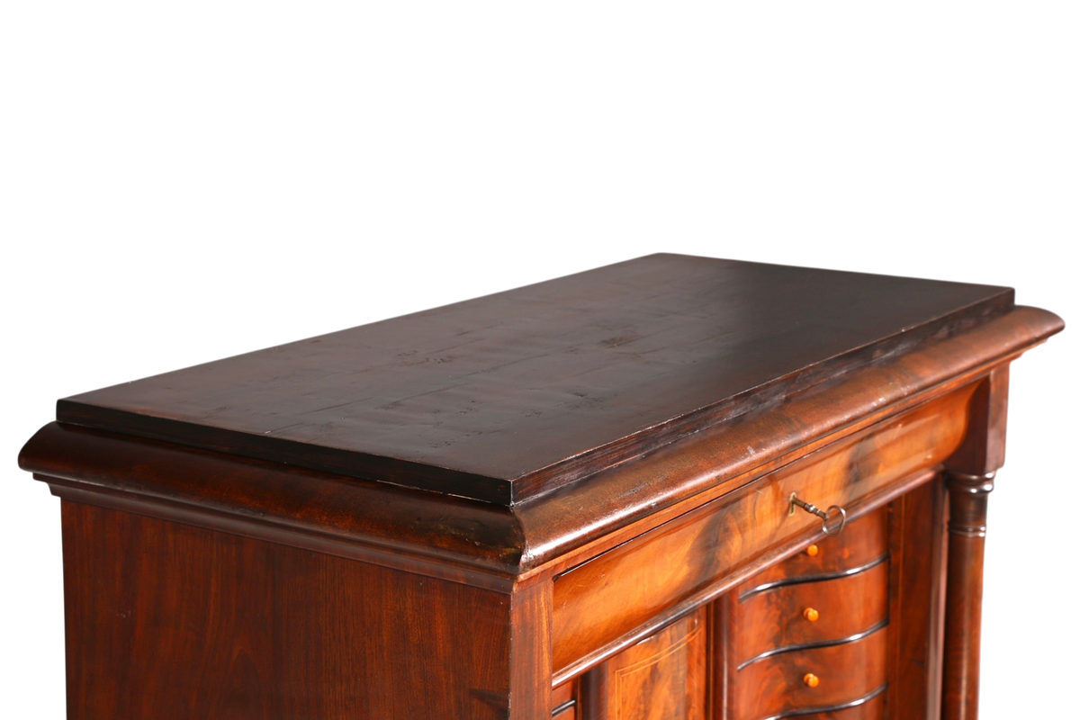 Wunderschöner Biedermeier Sekretär Gründerzeit Vertiko Antik Kommode Schreibkommode