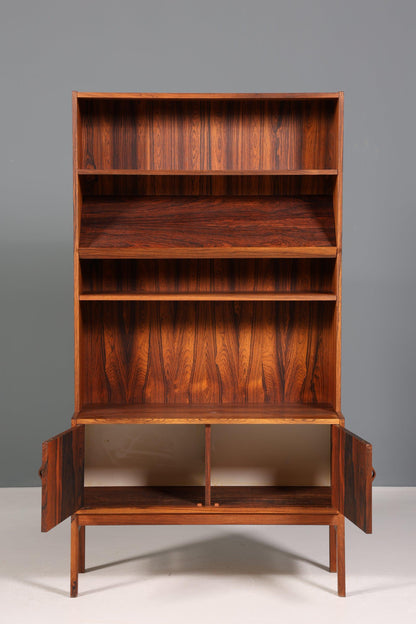 Stilvolles Mid Century Palisander Regal Vintage Bücherregal 60s Schrank Kommode Buchablage