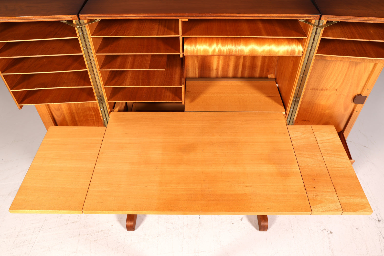 Seltener Magic Box Sekretär Mummenthaler &amp; Meier Mid Century Schreibkommode Büro Schrank Schweiz