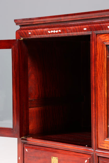 Seltenes Chinesisches Sideboard Vitrine Kommode China Asia Tv Hifi Schrank Buffet Anrichte - Sideboard