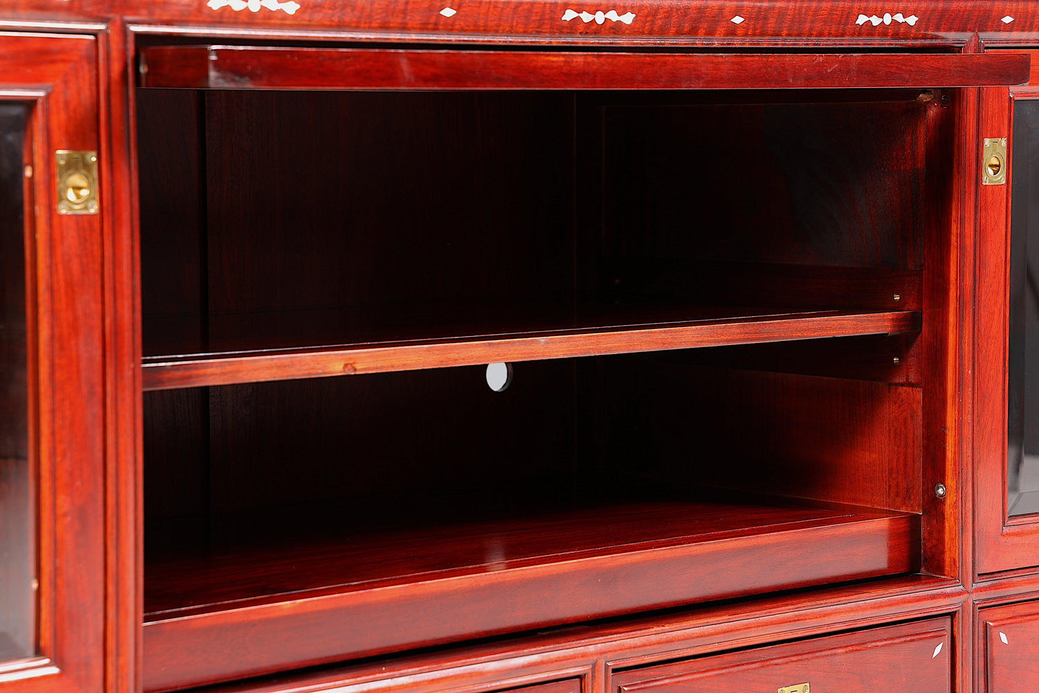 Seltenes Chinesisches Sideboard Vitrine Kommode China Asia Tv Hifi Schrank Buffet Anrichte - Sideboard