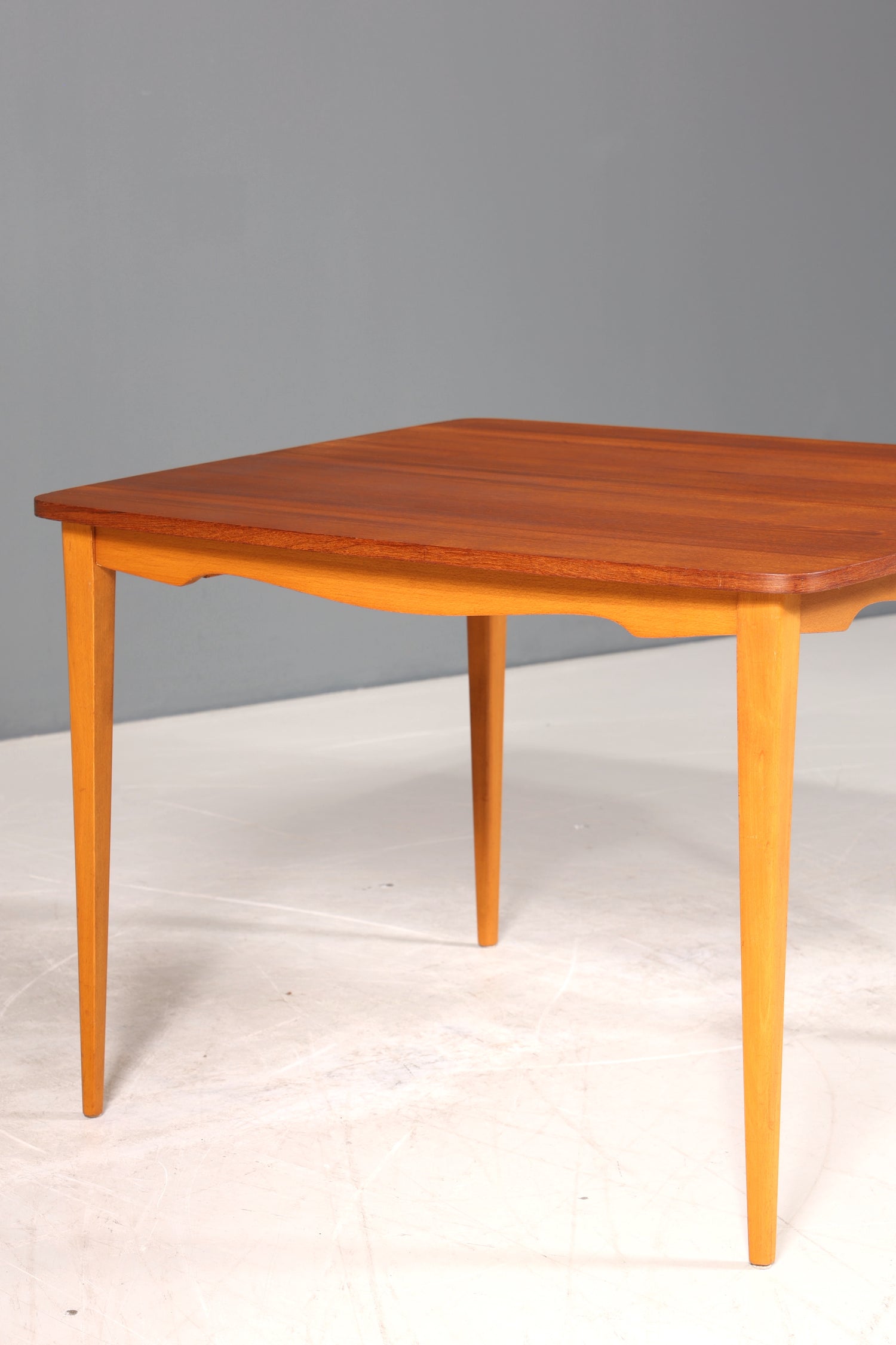 Traumhafter Mid Century Esstisch ausziehbarer Danish Design Teak Holz Küchentisch Esszimmer Tisch