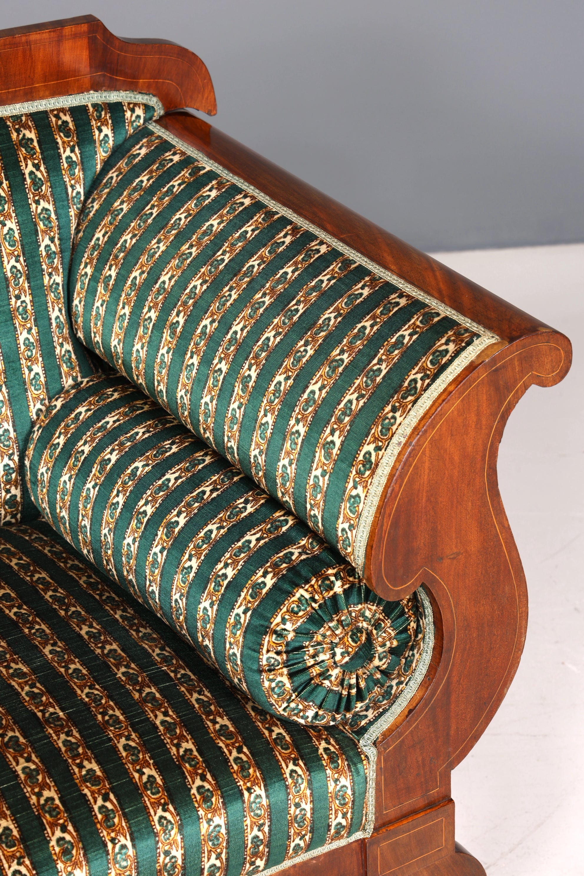 Beeindruckender Original Biedermeier Sofa Antik Couch um 1860 Canapé 2- Sitzer Sofa