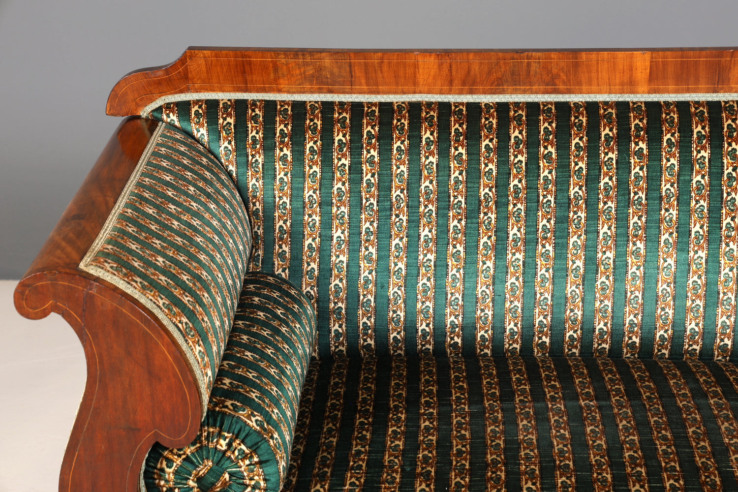 Beeindruckender Original Biedermeier Sofa Antik Couch um 1860 Canapé 2- Sitzer Sofa