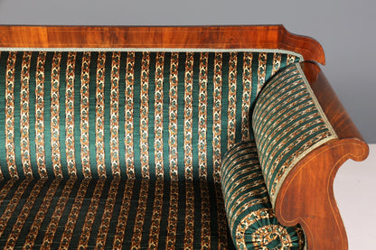 Beeindruckender Original Biedermeier Sofa Antik Couch um 1860 Canapé 2- Sitzer Sofa