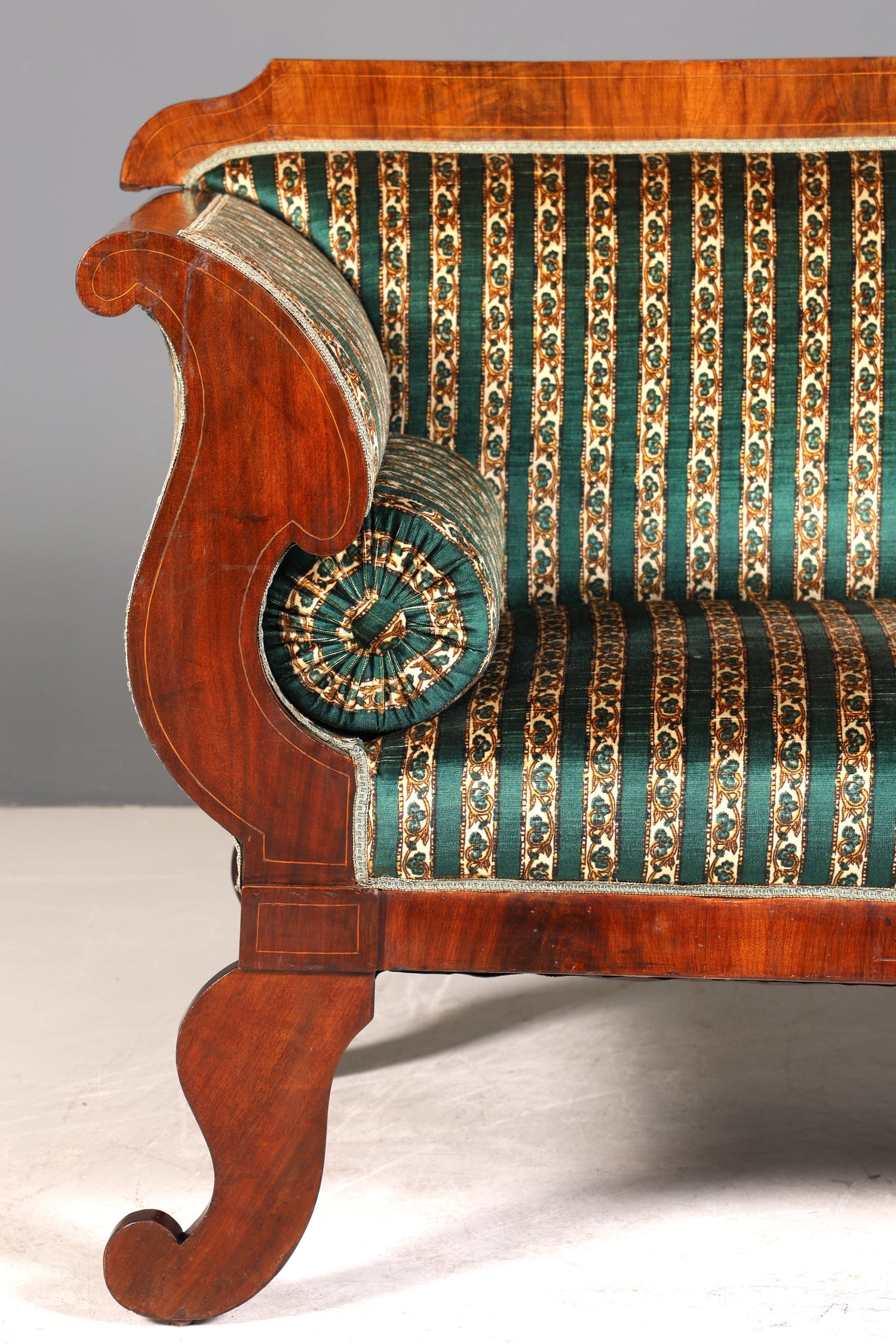 Beeindruckender Original Biedermeier Sofa Antik Couch um 1860 Canapé 2- Sitzer Sofa
