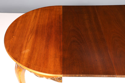 Wunderschöner Chippendale Tisch ausziehbarer Esstisch Küchentisch Barock Stil Esszimmer Tisch Konferenztisch