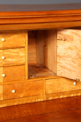 Stilvoller Biedermeier Sekretär Vertiko Louis Philippe  Kommode Schubladenkommode