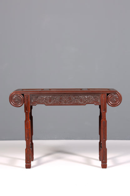 Traumhafte Chinesische Konsole China Tisch mit Asiatischen Motiven Ablagetisch Beistelltisch