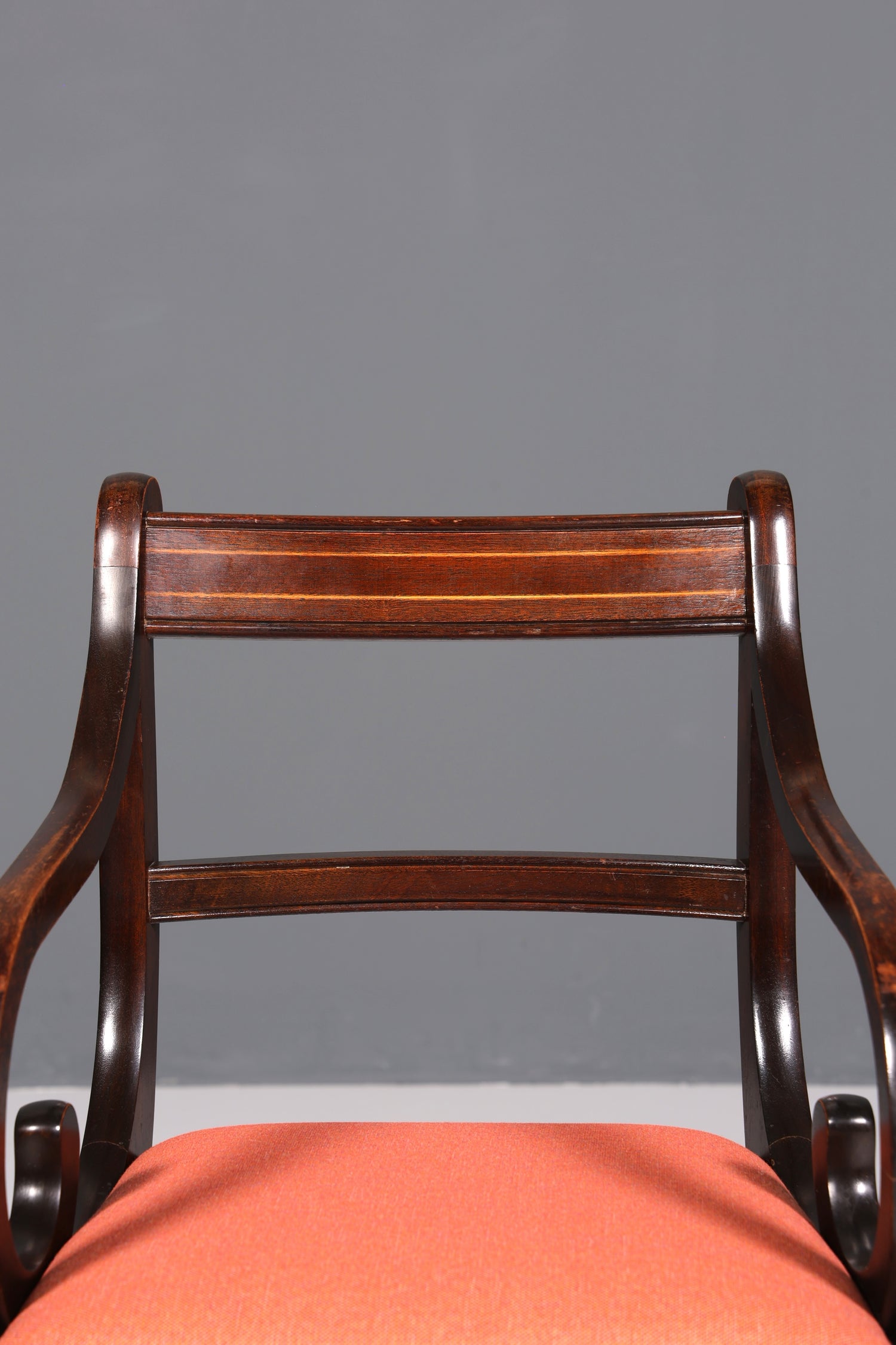 Wunderschöner Englischer Stuhl UK Armlehnstuhl Antik Stil Sekretär Stuhl Polsterstuhl 1 von 2