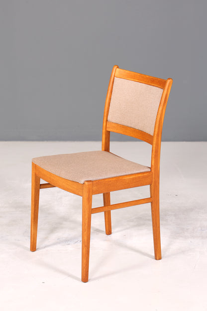 4x Wunderschöne Mid Century Teak Holz Stühle Rosendal Design Retro Stuhlset Danish Design Küchenstühle