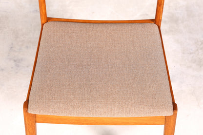 4x Wunderschöne Mid Century Teak Holz Stühle Rosendal Design Retro Stuhlset Danish Design Küchenstühle