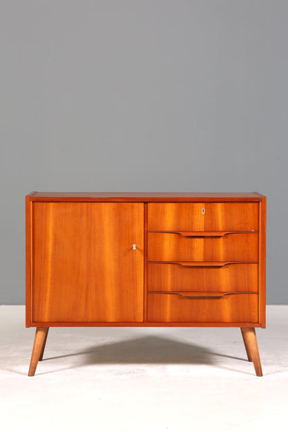 Wunderschöne Mid Century Kommode Vintage Schrank Teak Holz Retro Flur Kommode 60s Regal Sideboard