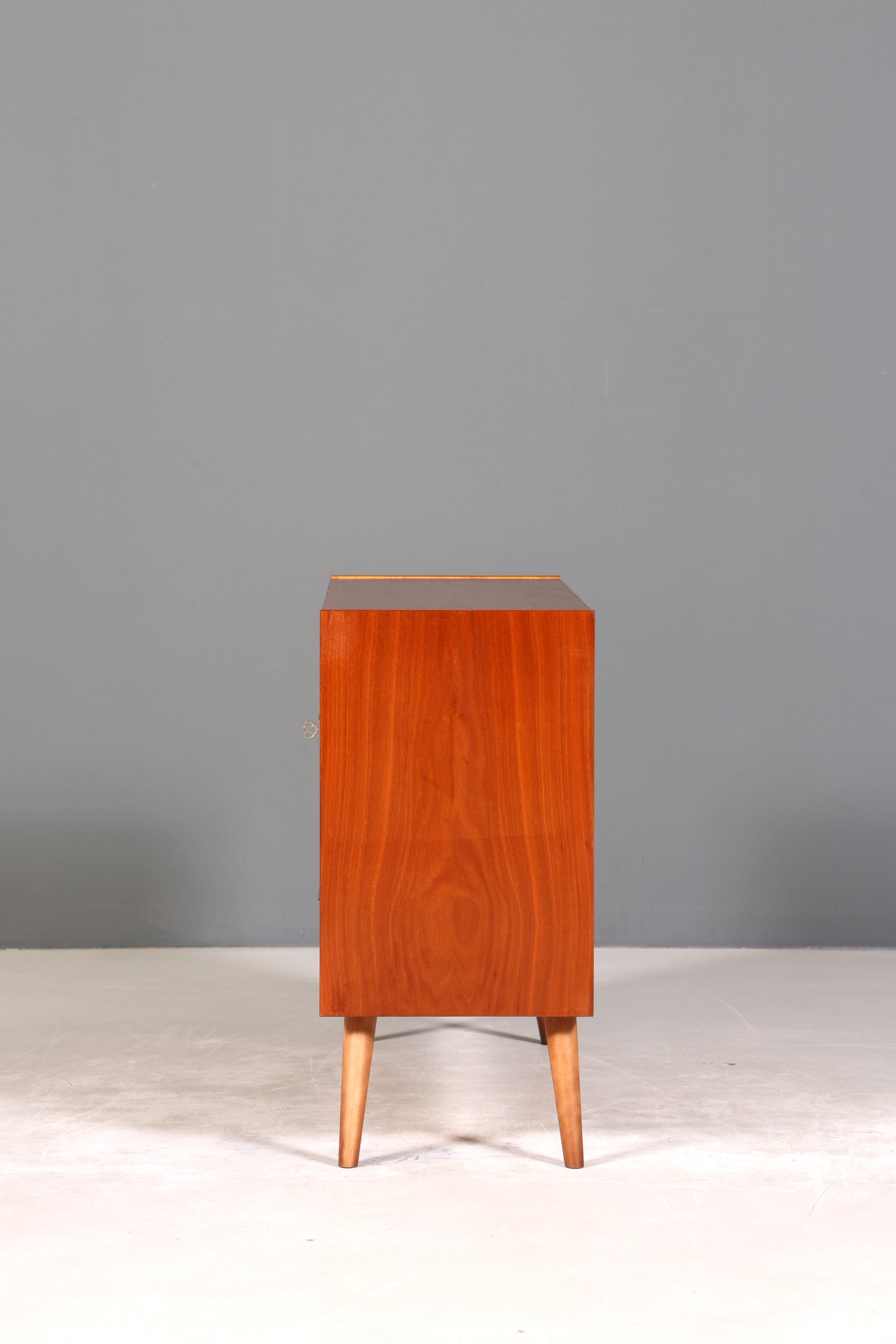 Wunderschöne Mid Century Kommode Vintage Schrank Teak Holz Retro Flur Kommode 60s Regal Sideboard