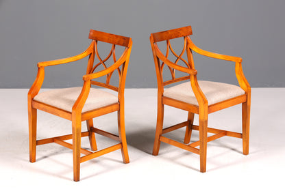 Wunderschöner Bevan Funell Stuhl Armlehnstuhl Englischer Eibe Reprodux Antik Sekretär Stuhl UK Polsterstuhl 1 von 2