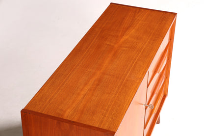 Wunderschöne Mid Century Kommode Vintage Schrank Teak Holz Retro Flur Kommode 60s Regal Sideboard