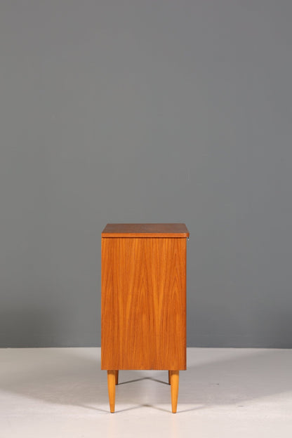 Stilvolle Mid Century Kommode Teak Holz Sideboard Vintage Schubladen Kommode