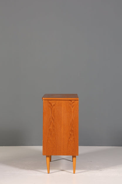Stilvolle Mid Century Kommode Teak Holz Sideboard Vintage Schubladen Kommode