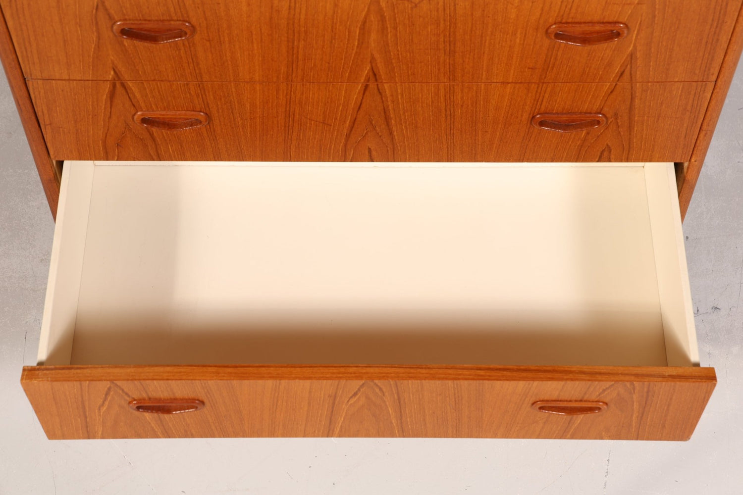 Stilvolle Mid Century Kommode Teak Holz Sideboard Vintage Schubladen Kommode