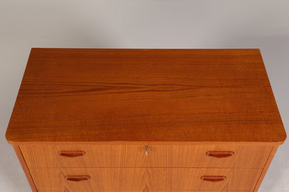 Stilvolle Mid Century Kommode Teak Holz Sideboard Vintage Schubladen Kommode