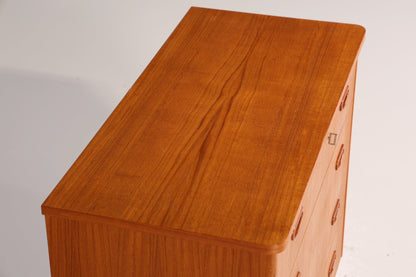 Stilvolle Mid Century Kommode Teak Holz Sideboard Vintage Schubladen Kommode