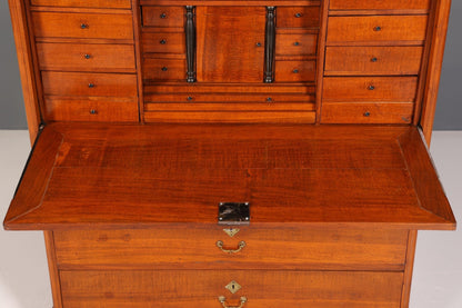 Stilvoller Biedermeier Sekretär Jugendstil Vertiko Antik Kommode Schreibkommode