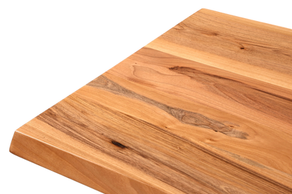 Traumhafter Nussbaum Tisch 220cm-95cm Esszimmer Tisch Baumkanten Platte massiv Holz Küchentisch