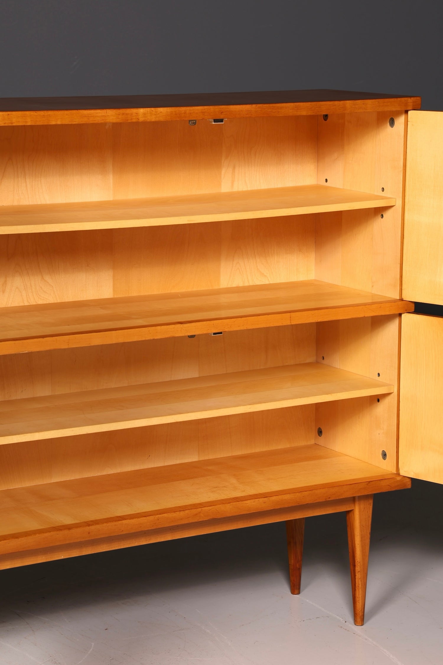 Stunning XXL Mid-Century Sideboard Retro Highboard 1960s Cabinet Sideboard Dresser solid wood
