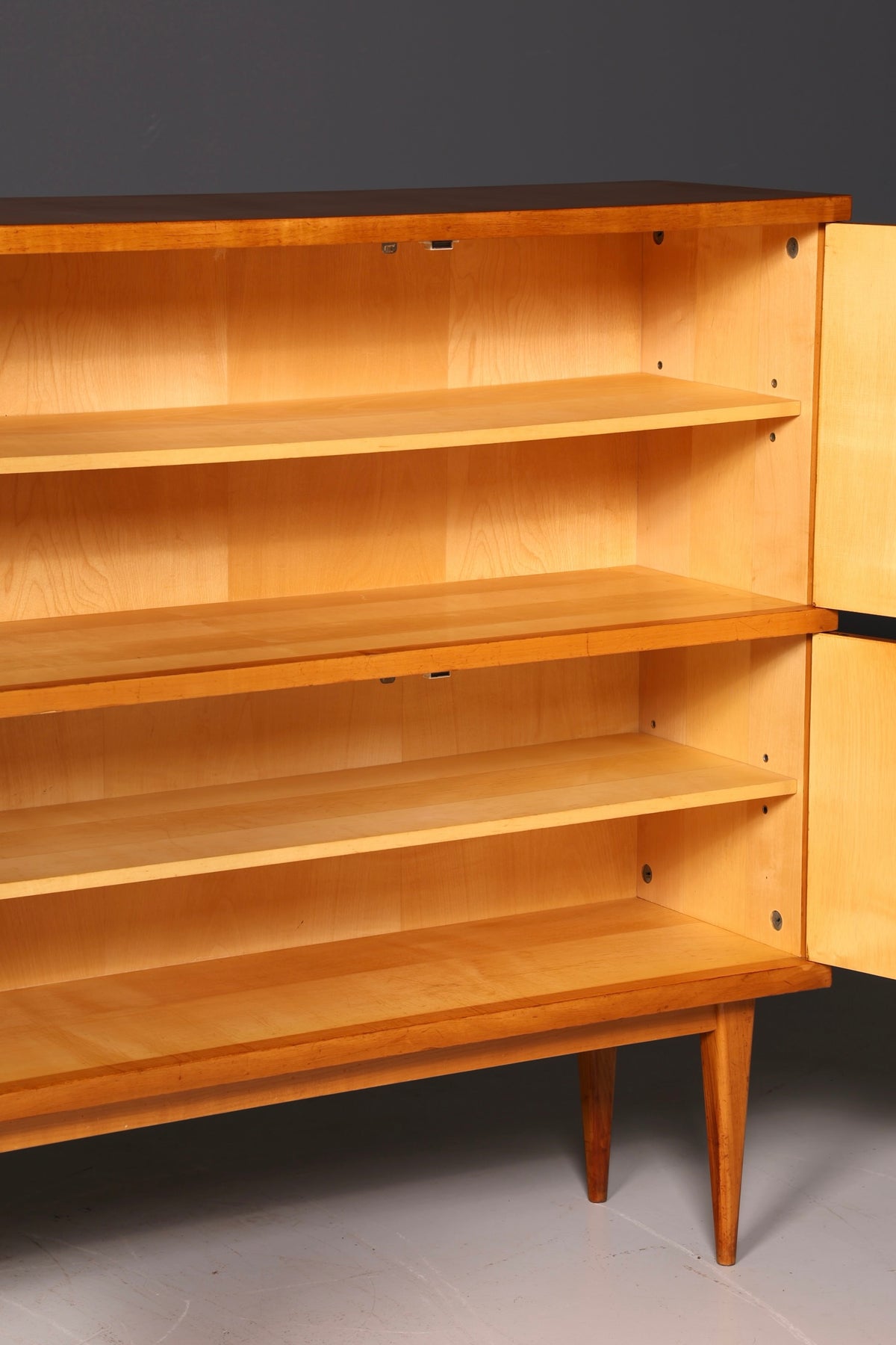 Stunning XXL Mid-Century Sideboard Retro Highboard 1960s Cabinet Sideboard Dresser solid wood