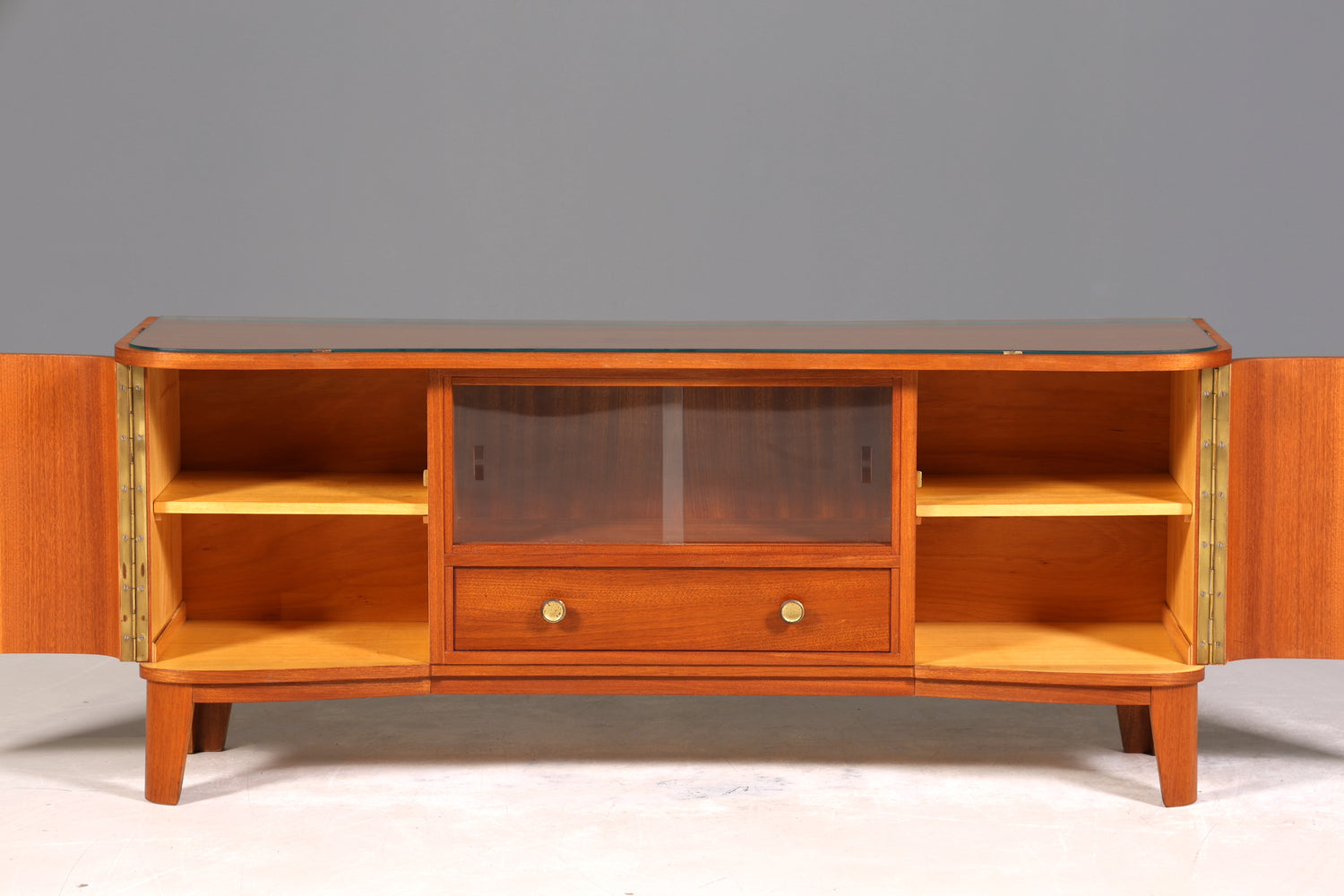 Wunderschönes Mid Century Sideboard Vintage Vitrine Kommode TV Schrank Flurkommode 60s