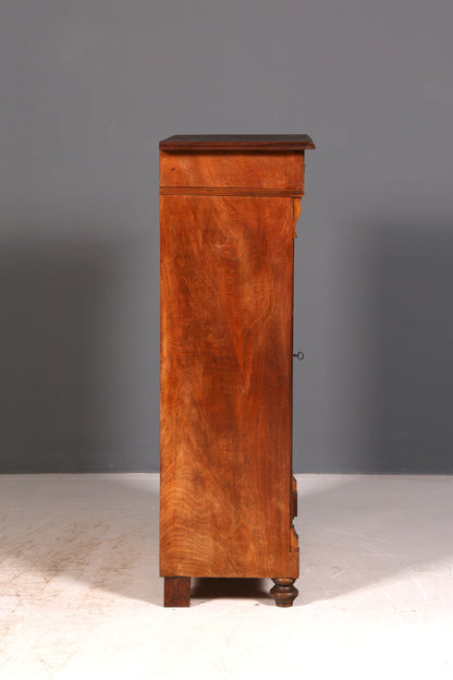 Traumhaftes Jugendstil Vertiko Gründerzeit Schrank Antik Highboard Kommode Buffet Vintage