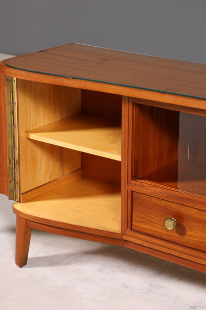 Wunderschönes Mid Century Sideboard Vintage Vitrine Kommode TV Schrank Flurkommode 60s