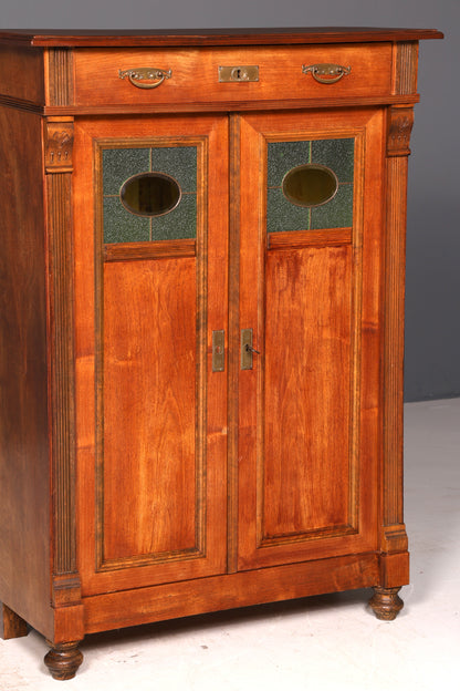 Traumhaftes Jugendstil Vertiko Gründerzeit Schrank Antik Highboard Kommode Buffet Vintage