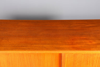 Wunderschönes Mid Century Highboard Teak Holz Schrank Danish Design Büro Kommode 60s