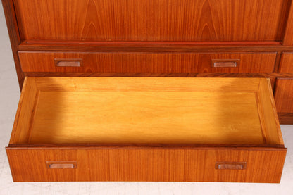 Edles Mid Century Sideboard Vintage Schrank Retro Highboard Danish Design Teak Holz Kommode Designer