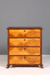 Wunderschöne Louis Philippe Kommode Nussbaum Vertiko Schubladenkommode um 1880