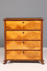 Wunderschöne Louis Philippe Kommode Nussbaum Vertiko Schubladenkommode um 1880
