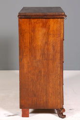 Wunderschöne Louis Philippe Kommode Nussbaum Vertiko Schubladenkommode um 1880