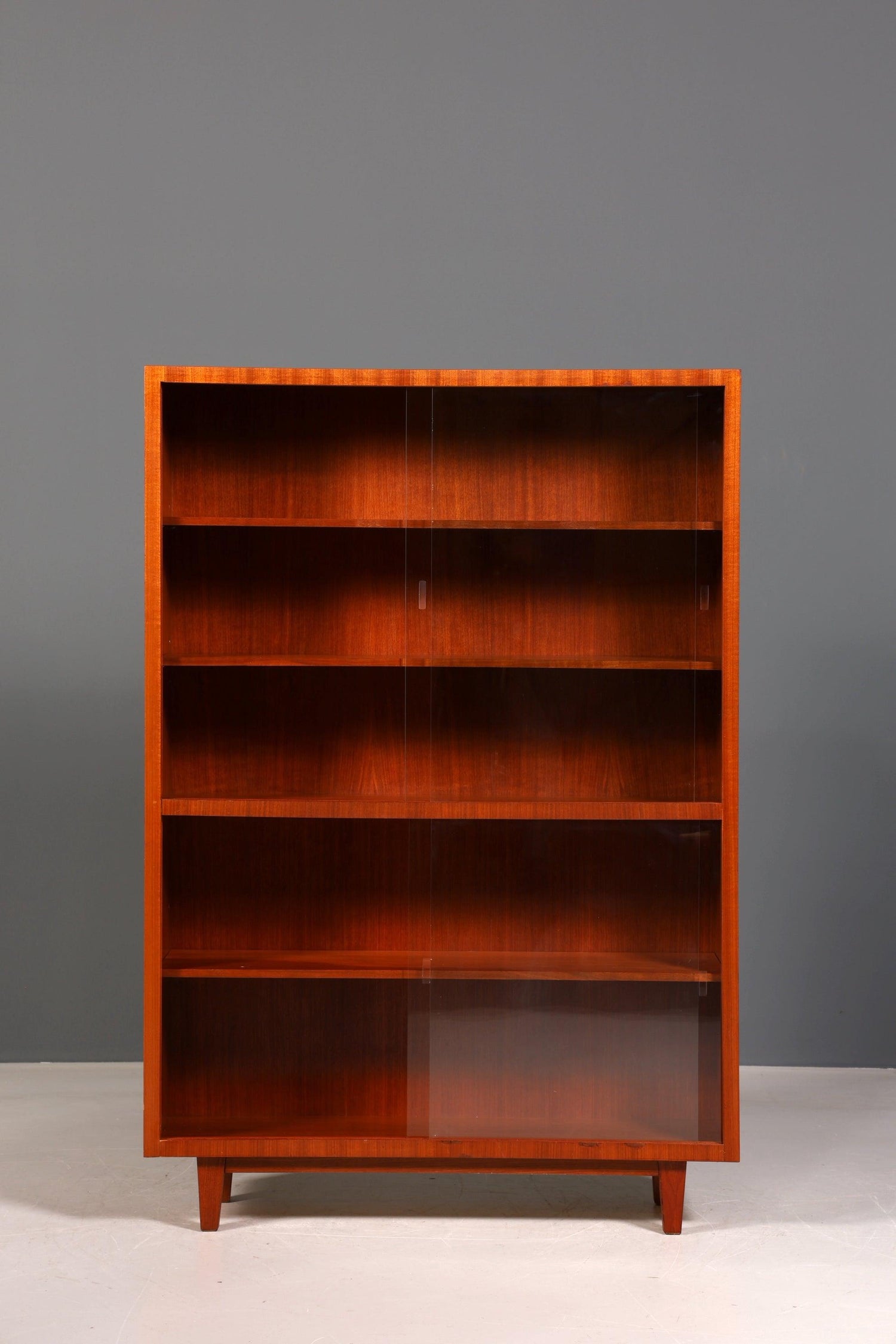 Wunderschöne Mid Century Vitrine Retro Regal Vintage Bücherregal Schrank 2 von 2