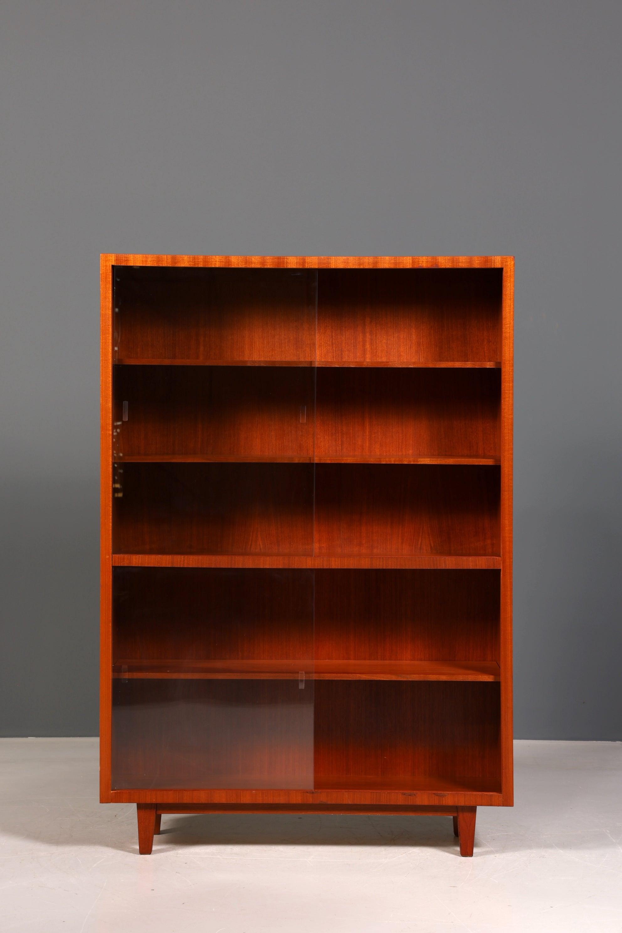 Wunderschöne Mid Century Vitrine Retro Regal Vintage Bücherregal Schrank 2 von 2