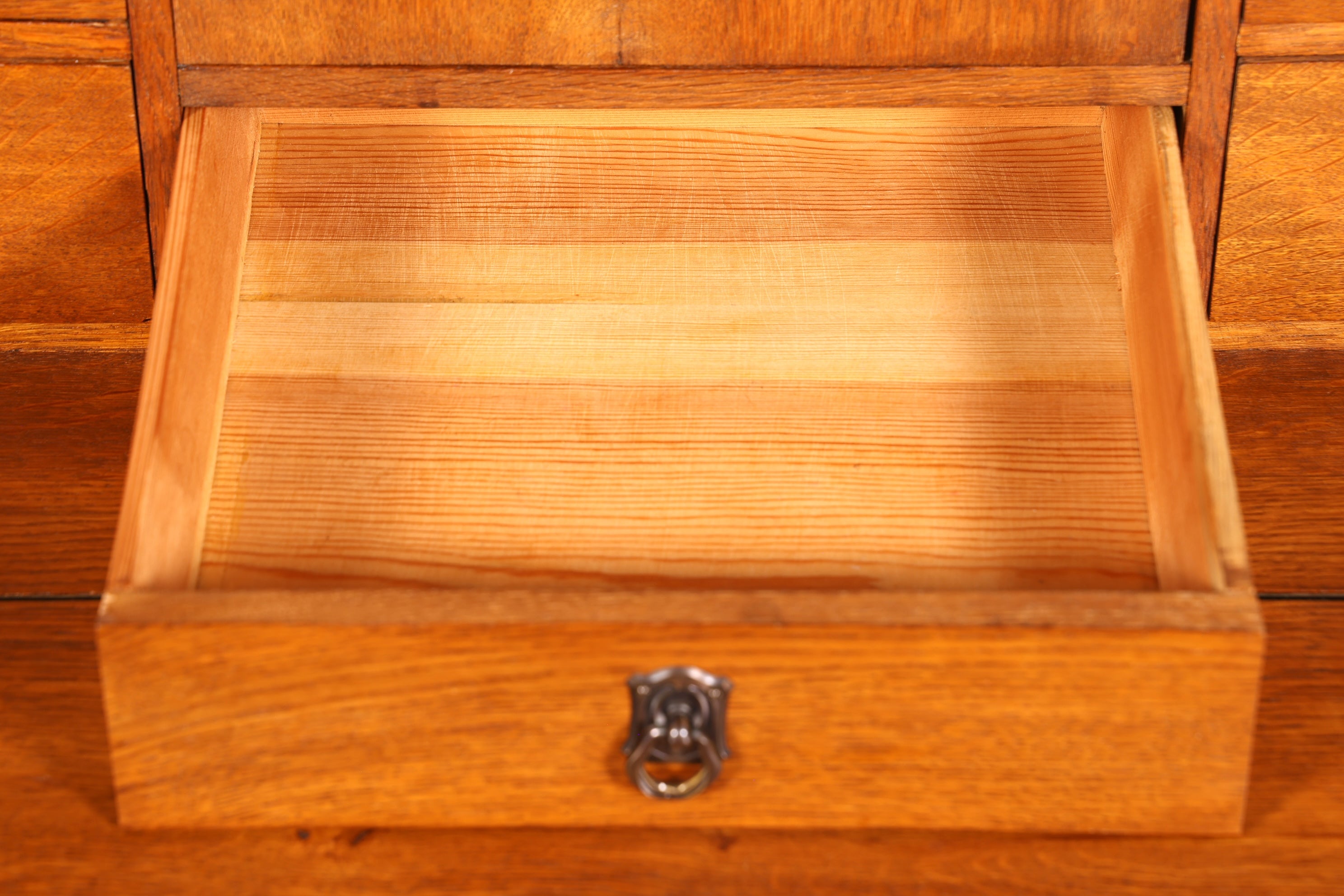 Wunderschöner Jugendstil Sekretär Gründerzeit Vertiko Antik Kommode um 1900 Eiche Massiv