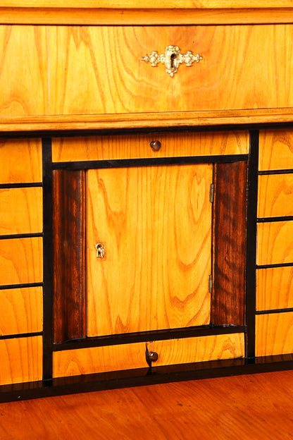 Wunderschöner Antiker Biedermeier Sekretär um 1880 Gründerzeit Echt Holz Schreibsekretär Antik