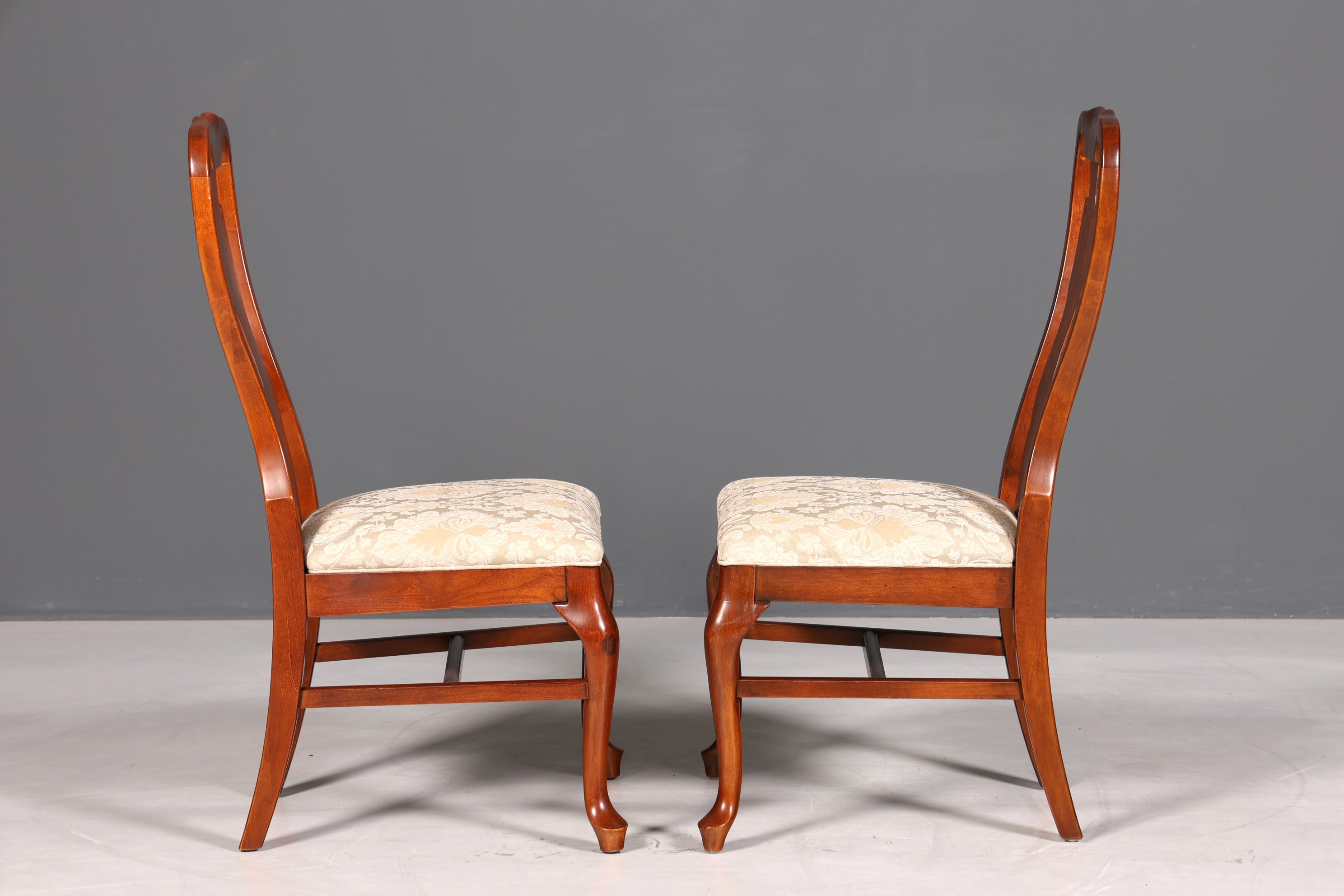 2x Elegant Drexel Heritage Chairs, American USA Chippendale Style Chair Set, Kitchen Chair Set, Dining Room Chairs