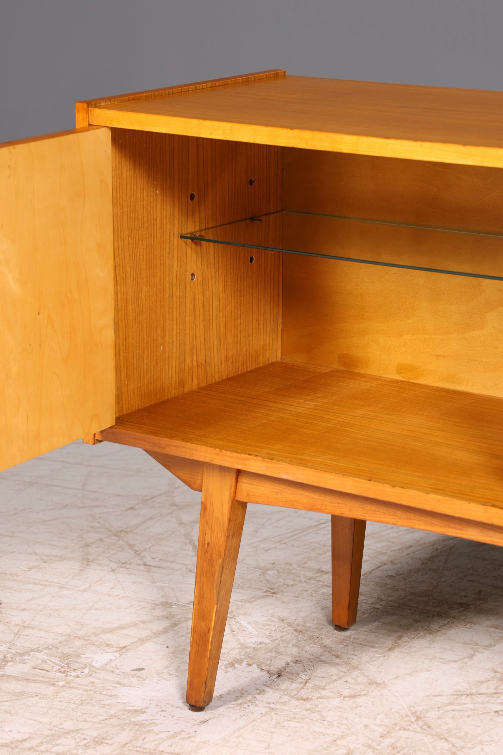 Beautiful mid-century sideboard, vintage TV cabinet, 1960s cabinet, credenza, lowboard, genuine wood